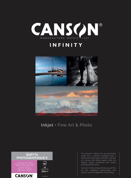 CANSON® INFINITY BARYTA PHOTOGRAPHIQUE II 310 GSM - SATIN
