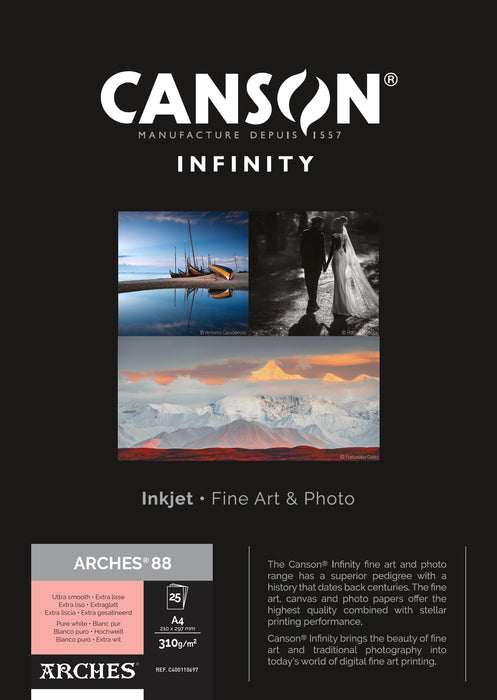 CANSON® INFINITY ARCHES® 88 310GSM - MATTE