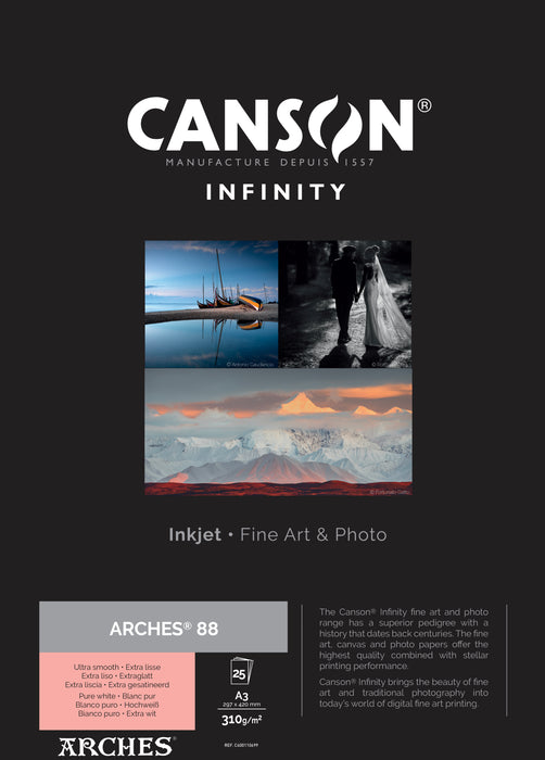 CANSON® INFINITY ARCHES® 88 310GSM - MATTE