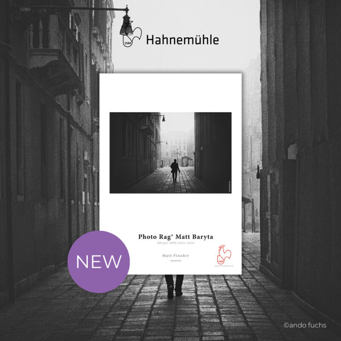 Hahnemühle Photo Rag® Matt Baryta - 308 gsm (Roll / Cut-Sheet Pack)