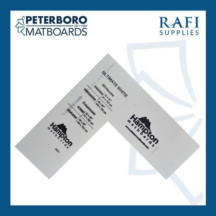 Peterboro Matboards - Ultimate White