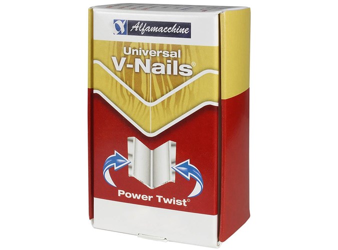Alfamacchine AMP Power Twist Universal V Nails 10mm Hardwood 3000 (Connect with our team to get the best Discount!)