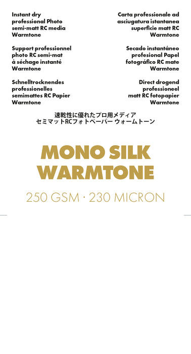 ILFORD GALERIE Mono Silk Warmtone - 250 gsm (Cut-Sheet Pack & Roll)