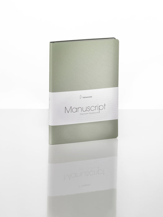 Hahnemühle Manuscript Notebook - Sage Green - A5 - 100 gsm - 96 Sheets / 192 Pages