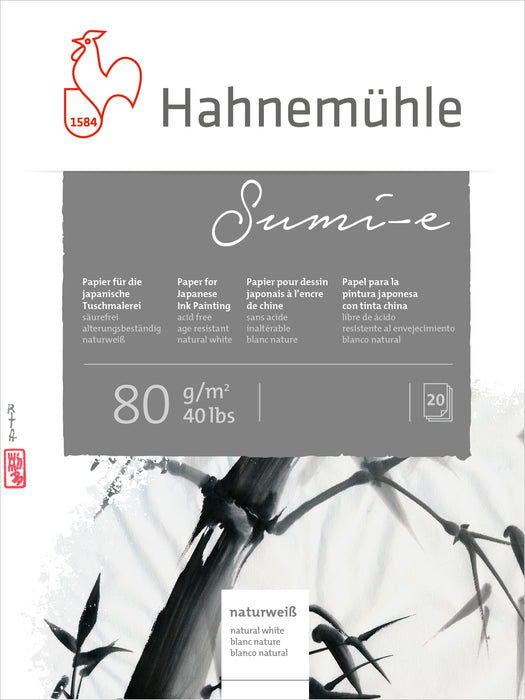 Hahnemühle Sumi-e Watercolour - 80 gsm - 50 x 65 cm (20 Sheets)