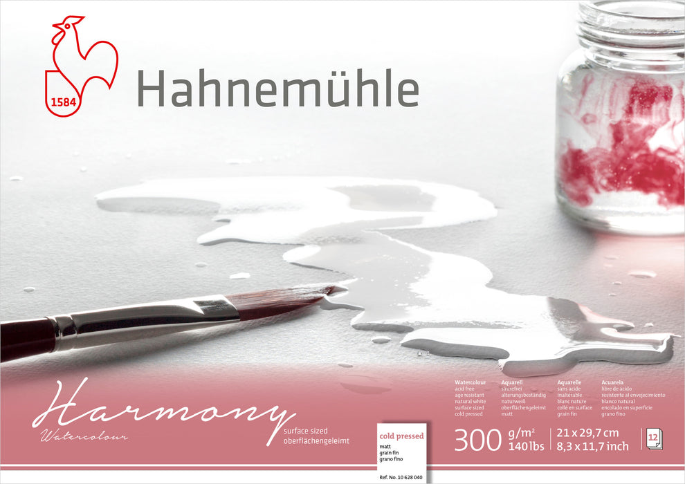 Hahnemühle Harmony Watercolour - 300 gsm - Cold-Pressed