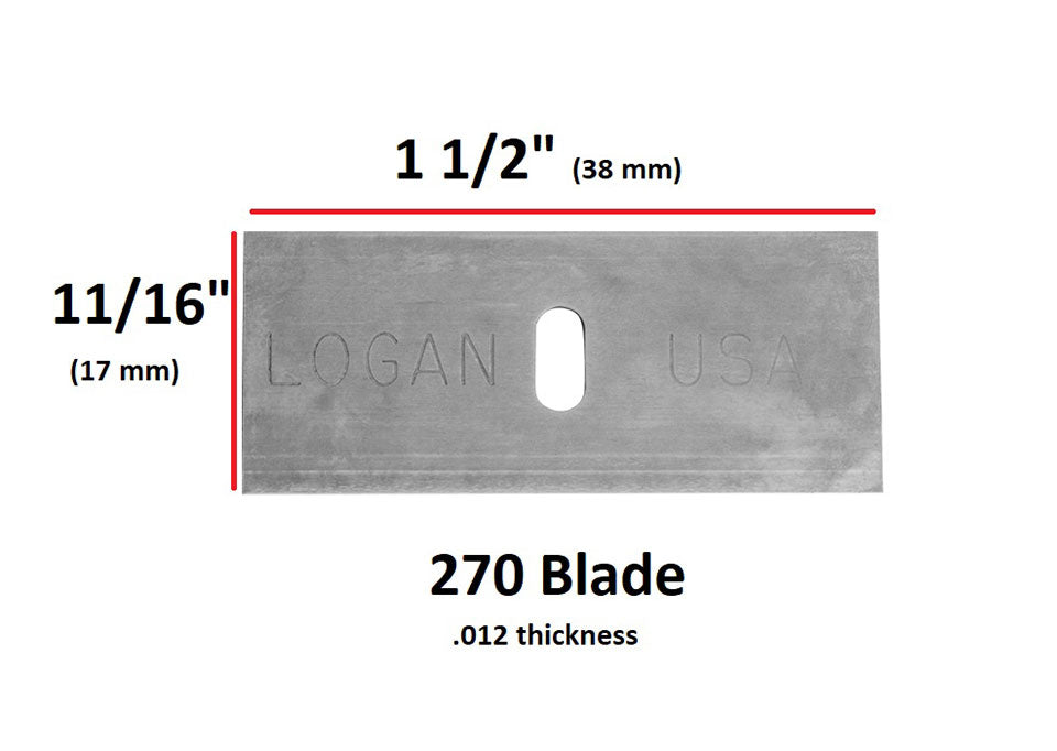 Logan Model 270-100 Replacement Blades (Connect with our team to get the best Discount!)