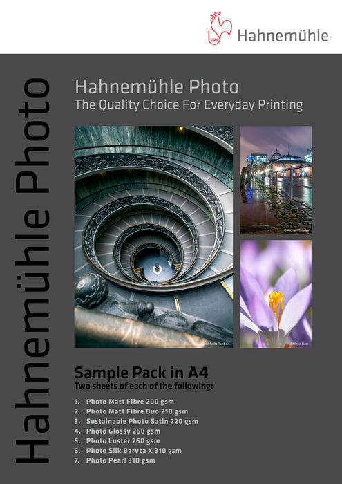 Hahnemühle Photo Sample Pack (A4 & A3+)