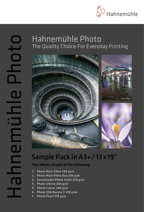 Hahnemühle Photo Sample Pack (A4 & A3+)