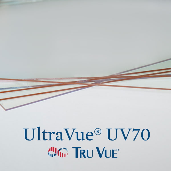 Tru Vue - UltraVue UV70  - 48x68" (121.9 x 172.7 cm) - Box of 2