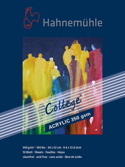 Hahnemühle Oil & Acrylic Paint Board: College® 350 gsm (Block)