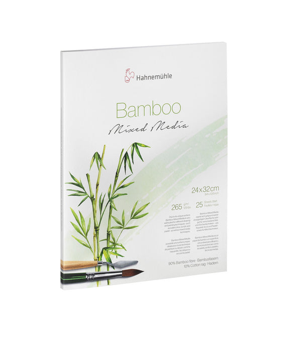 Hahnemühle Natural Line: Bamboo Mixed Media - 265 gsm (Pads, Spiral Bound Book &  Roll)