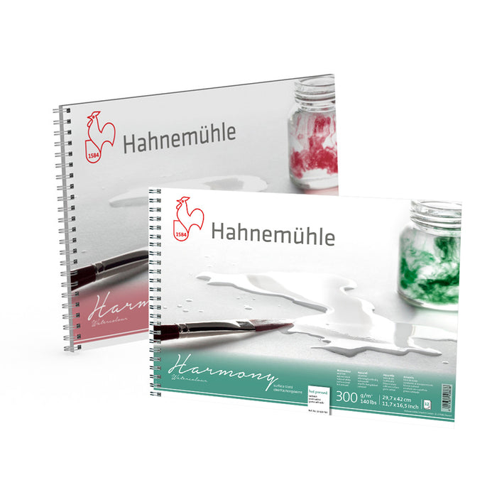 Hahnemühle Harmony Watercolour - 300 gsm Cold-Pressed & Hot-Pressed - Surface Sized