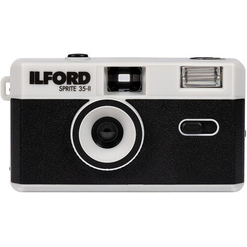 ILFORD Sprite 35-II Camera - Black & Silver and Black