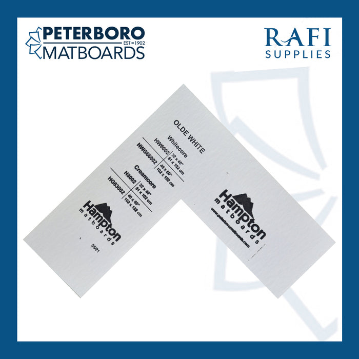 Peterboro Matboards - Olde White