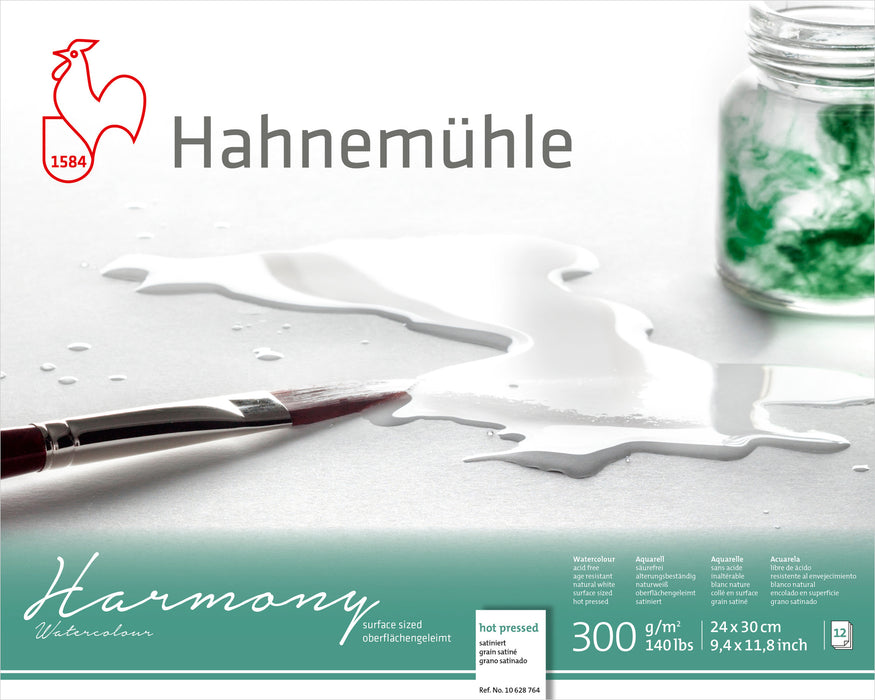 Hahnemühle Harmony Watercolour - 300 gsm - Hot-Pressed