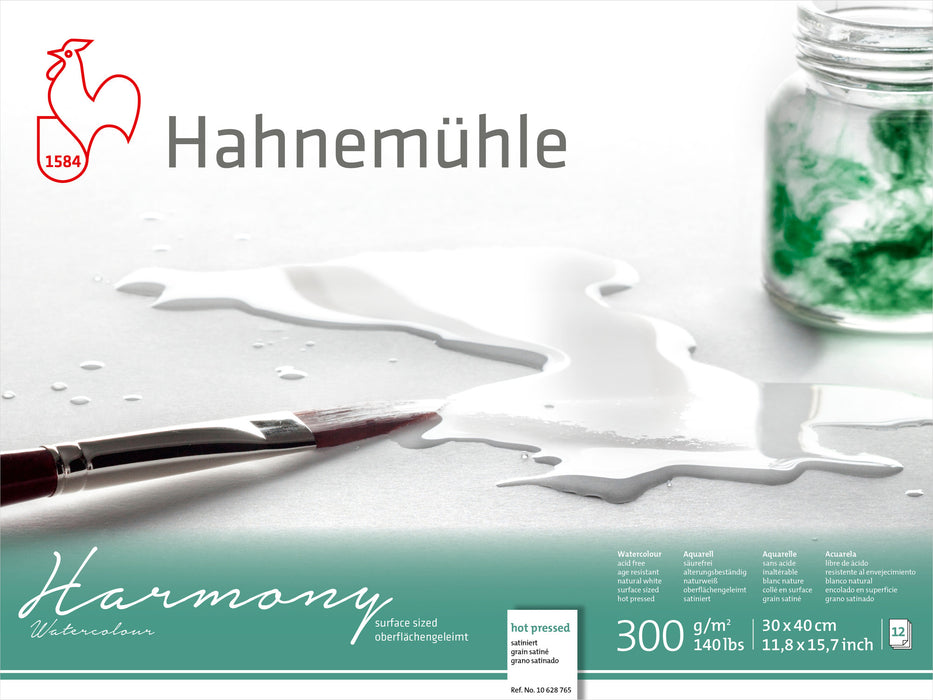 Hahnemühle Harmony Watercolour - 300 gsm - Hot-Pressed