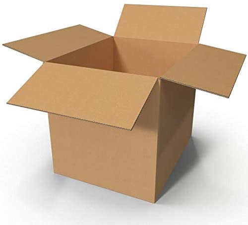 (39.5cm x 35cm x 32.8cm) Premium Quality 5-Ply Plain Brown Cardboard Box  - Pack of 10 Boxes