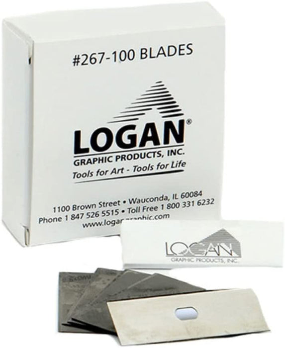 Logan Replacement Mat Cutting Blade - 267-100 (100 blades)