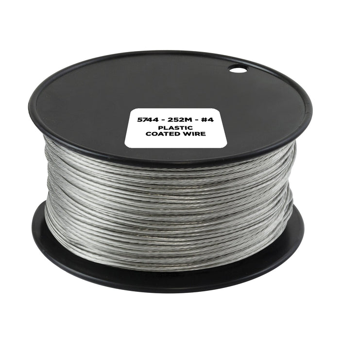 5744 - Stainless Steel Plastic Covered, Heavy Duty Wire - 252m - #4