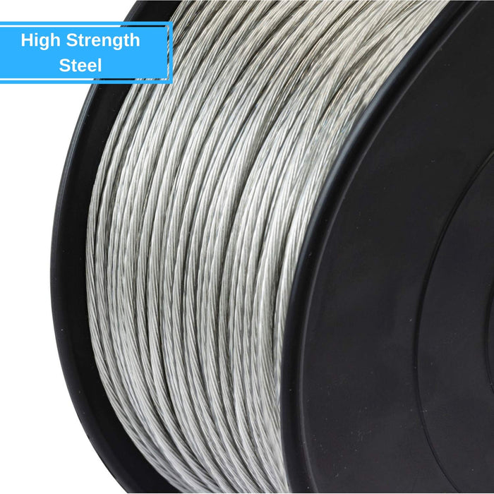 5744 - Stainless Steel Plastic Covered, Heavy Duty Wire - 252m - #4