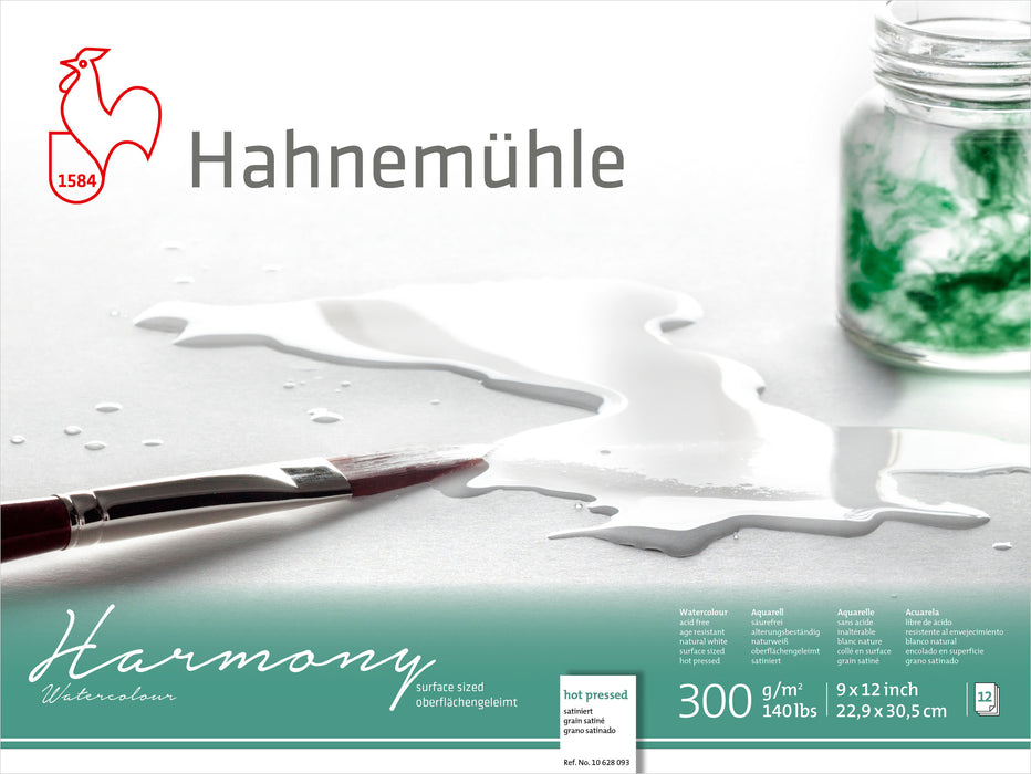 Hahnemühle Harmony Watercolour - 300 gsm - Hot-Pressed