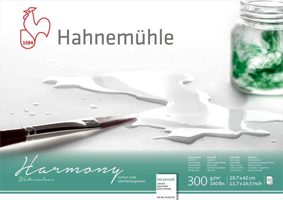 Hahnemühle Harmony Watercolour - 300 gsm - Hot-Pressed