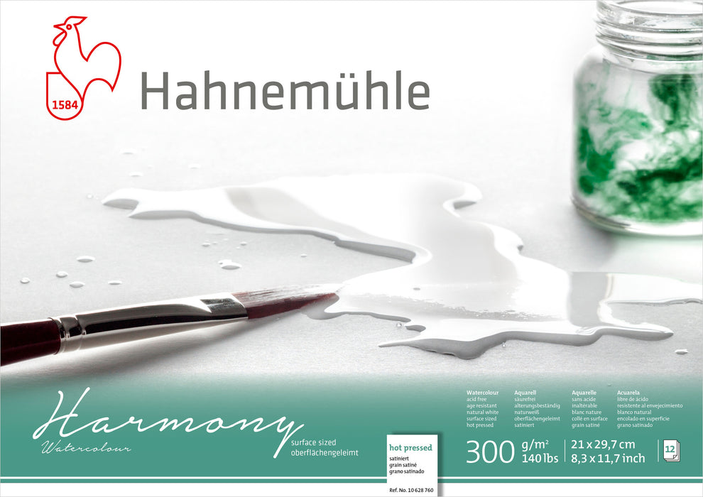 Hahnemühle Harmony Watercolour - 300 gsm - Hot-Pressed