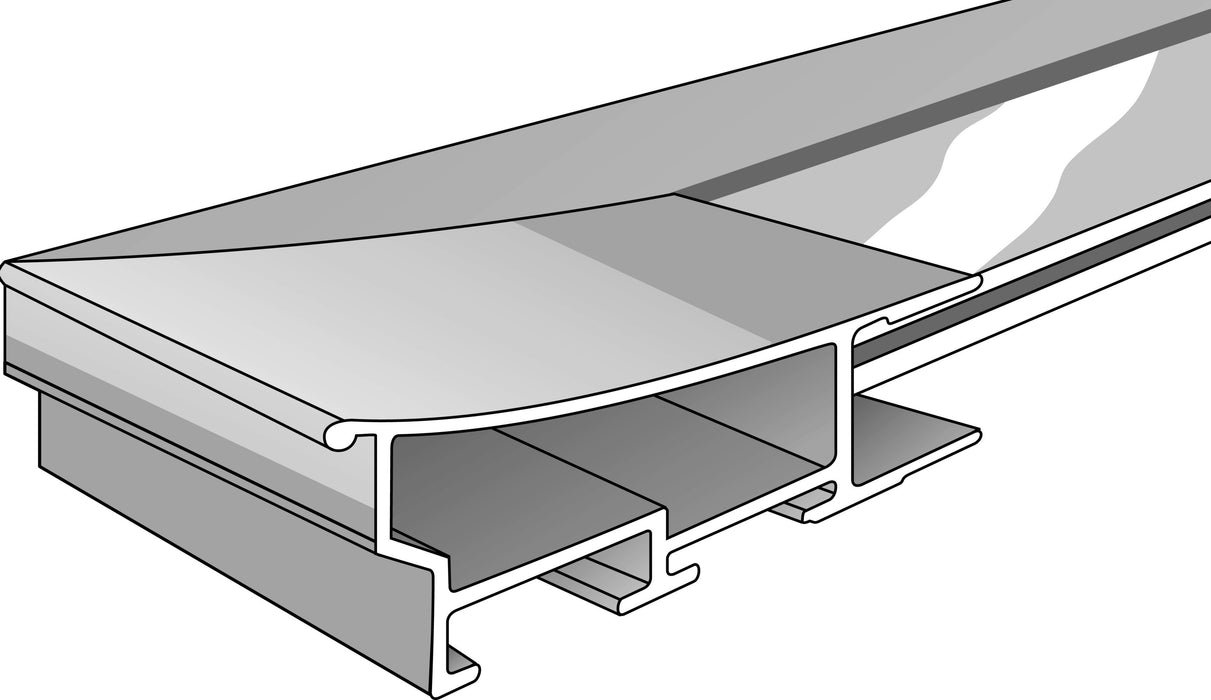 Nielsen Aluminium Metal Frame Profile 220 P220 - 2220001 Fresh Pale Gold