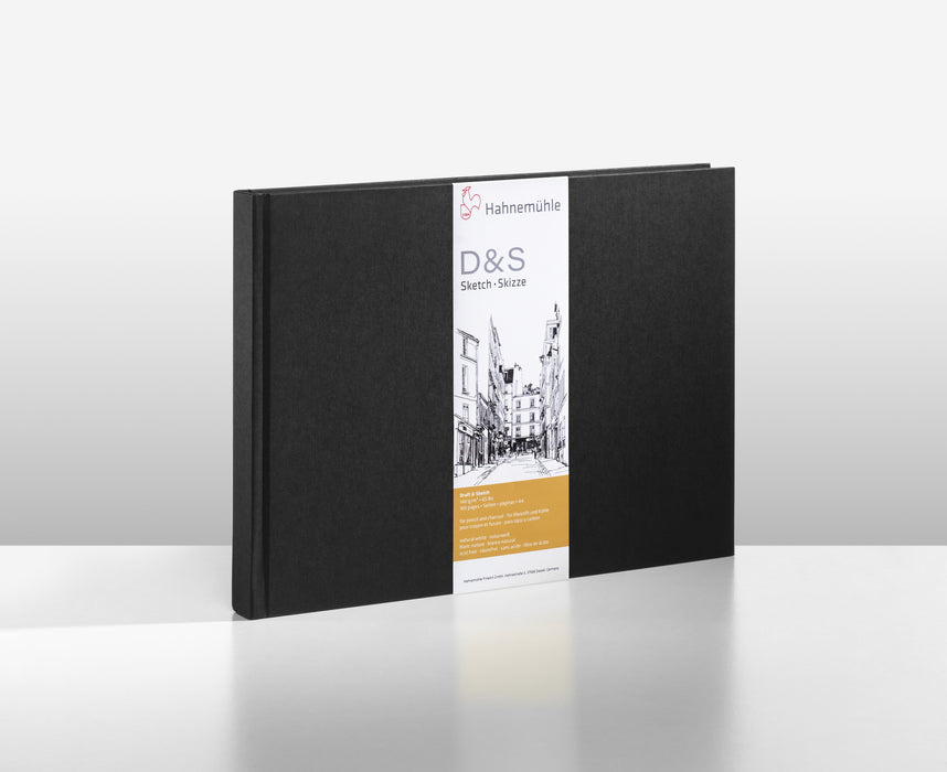 Hahnemühle Sketch Paper - Sketchbook D&S - 140 gsm - Stitched-Binding - Black
