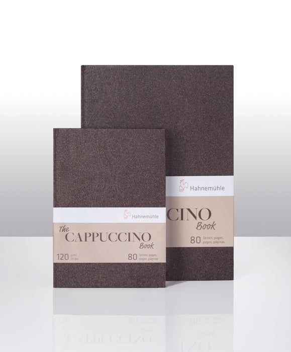 Hahnemühle The Cappuccino Book - 120 gsm -  A5, and A4 - 40 Sheets / 80 Pages