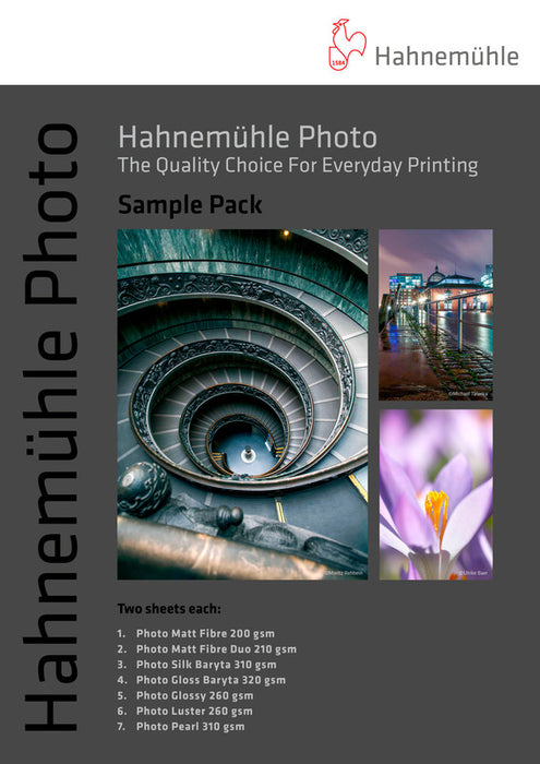 Hahnemühle Photo Sample Pack (A4 & A3+)