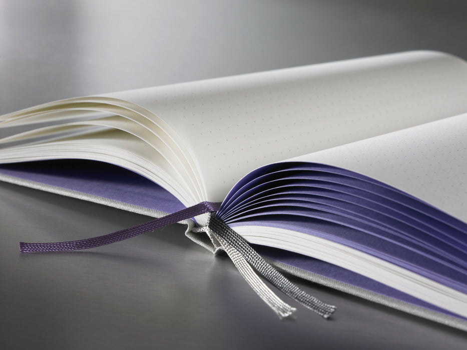 1584 by Hahnemühle A5 Notebook Lilac - 90/95 gsm - 100 Sheets / 200 Pages