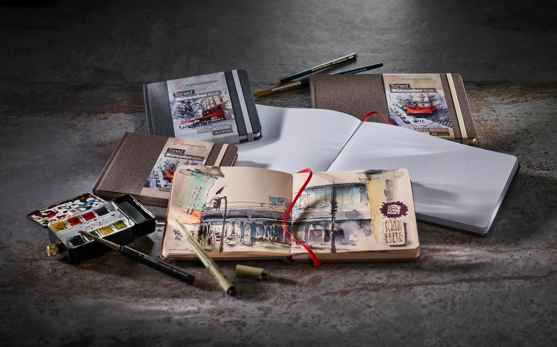 Hahnemühle Watercolour Paper - Toned Watercolour Paper - 200 gsm (Book)