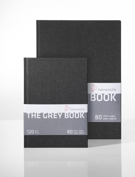 Hahnemühle The Grey Book - 120 gsm -  A5, and A4 - 40 Sheets / 80 Pages