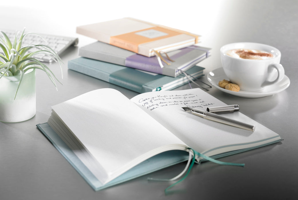 1584 by Hahnemühle A5 Notebook Sea Green - 90/95gsm - 100 Sheets / 200 Pages
