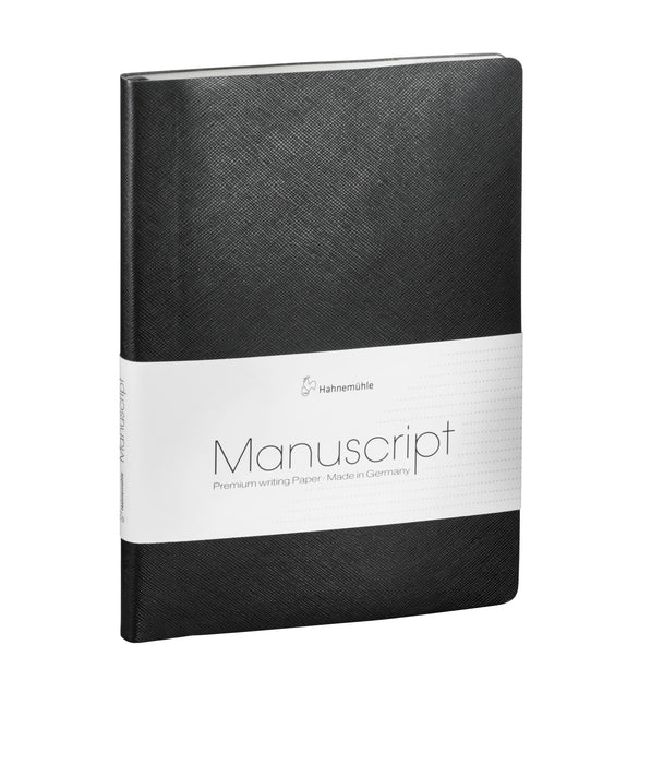 Hahnemühle Manuscript Notebook - Black - A5 - 100 gsm - 96 Sheets / 192 Pages