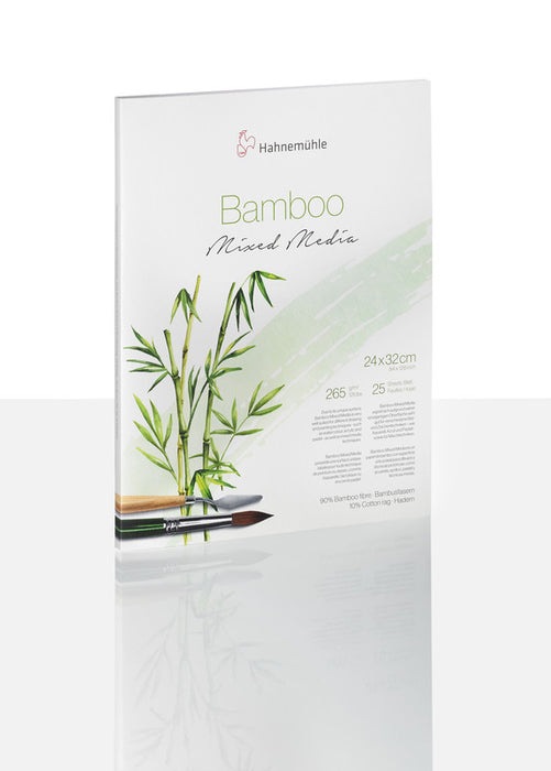 Hahnemühle Natural Line: Bamboo Mixed Media - 265 gsm (Pads, Spiral Bound Book &  Roll)