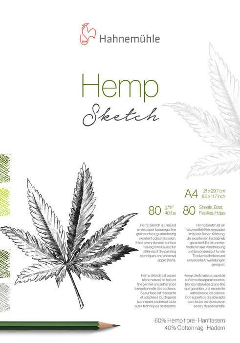 Hahnemühle Natural Line - Hemp Sketch - 80 gsm - Pads