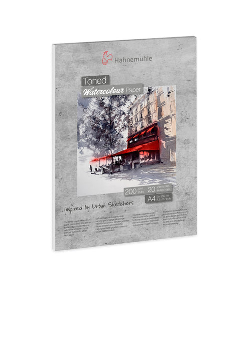 Hahnemühle Watercolour Paper - Toned Watercolour Paper,- 200 gsm (Pad)