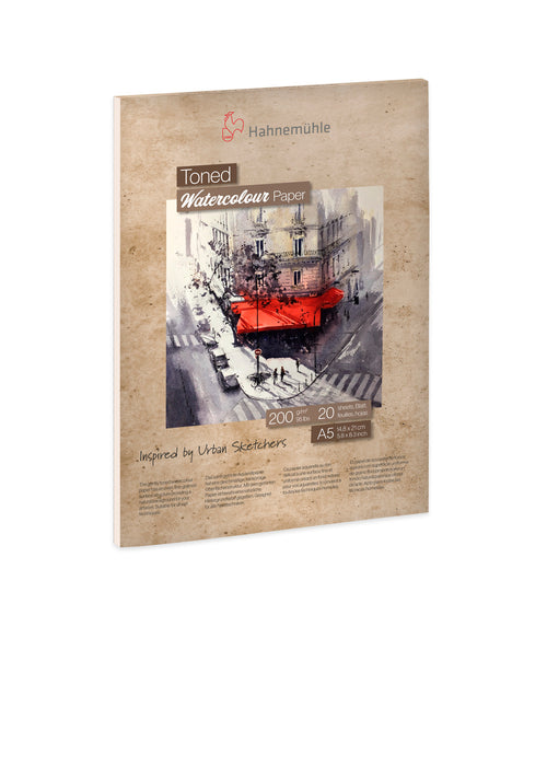 Hahnemühle Watercolour Paper - Toned Watercolour Paper,- 200 gsm (Pad)