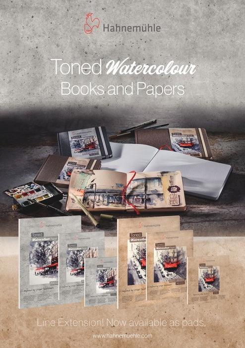 Hahnemühle Watercolour Paper - Toned Watercolour Paper,- 200 gsm (Pad)