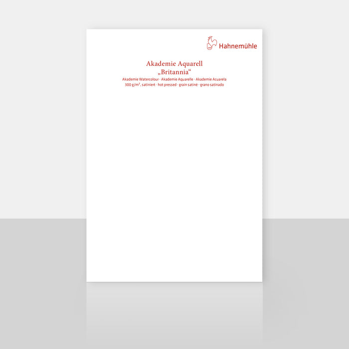 Hahnemühle Watercolour Paper - Britannia - 300 gsm - Hot-Pressed
