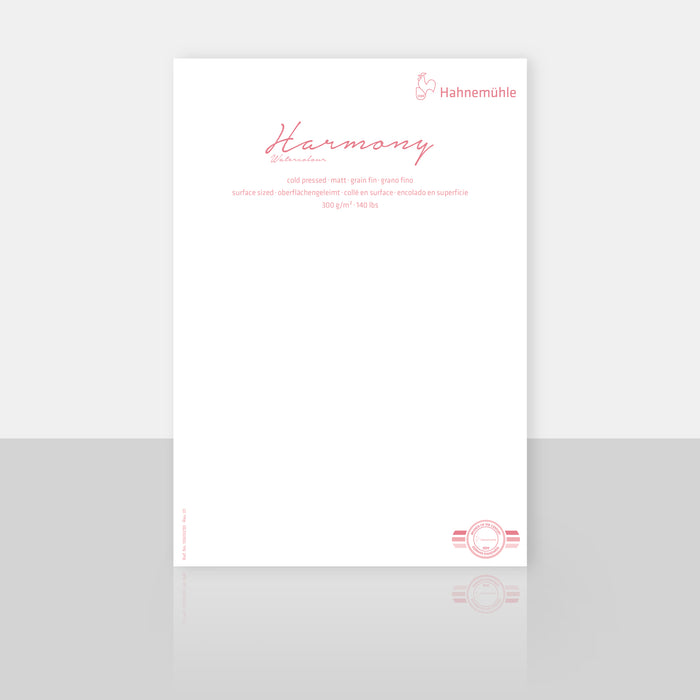 Hahnemühle Harmony Watercolour - 300 gsm - (Roll) Cold-Pressed - Rough - Hot-Pressed