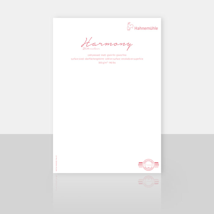 Hahnemühle Harmony Watercolour - 300 gsm - Cold-Pressed