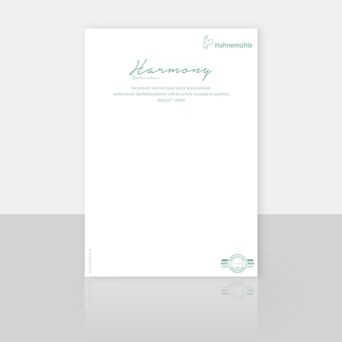 Hahnemühle Harmony Watercolour - 300 gsm Cold-Pressed & Hot-Pressed - Surface Sized