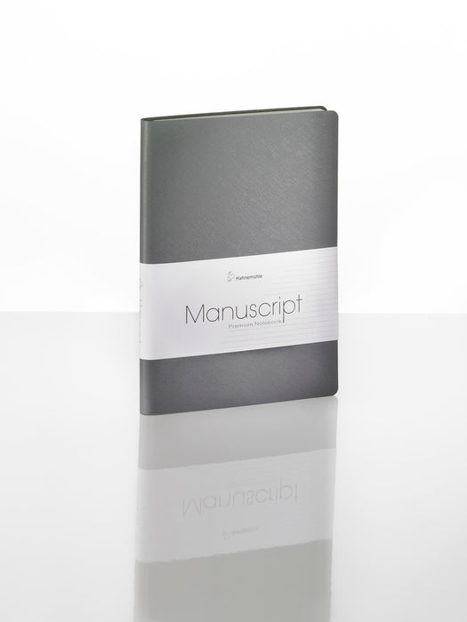 Hahnemühle Manuscript Notebook - Grey - A5 - 100 gsm - 96 Sheets / 192 Pages