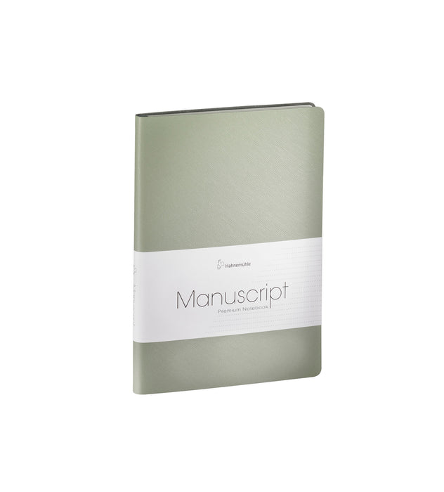 Hahnemühle Manuscript Notebook - Sage Green - A5 - 100 gsm - 96 Sheets / 192 Pages