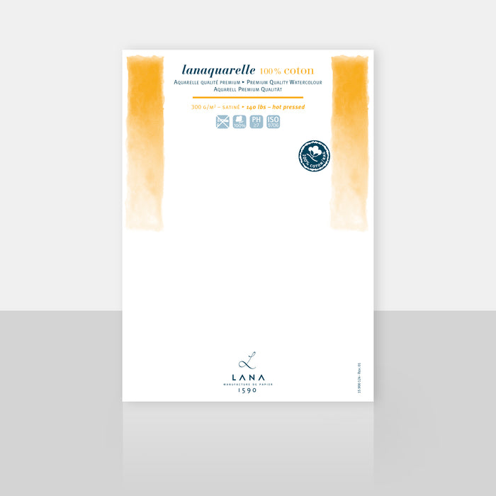 Hahnemühle Lanaquarelle - 640 gsm - Hot-Pressed