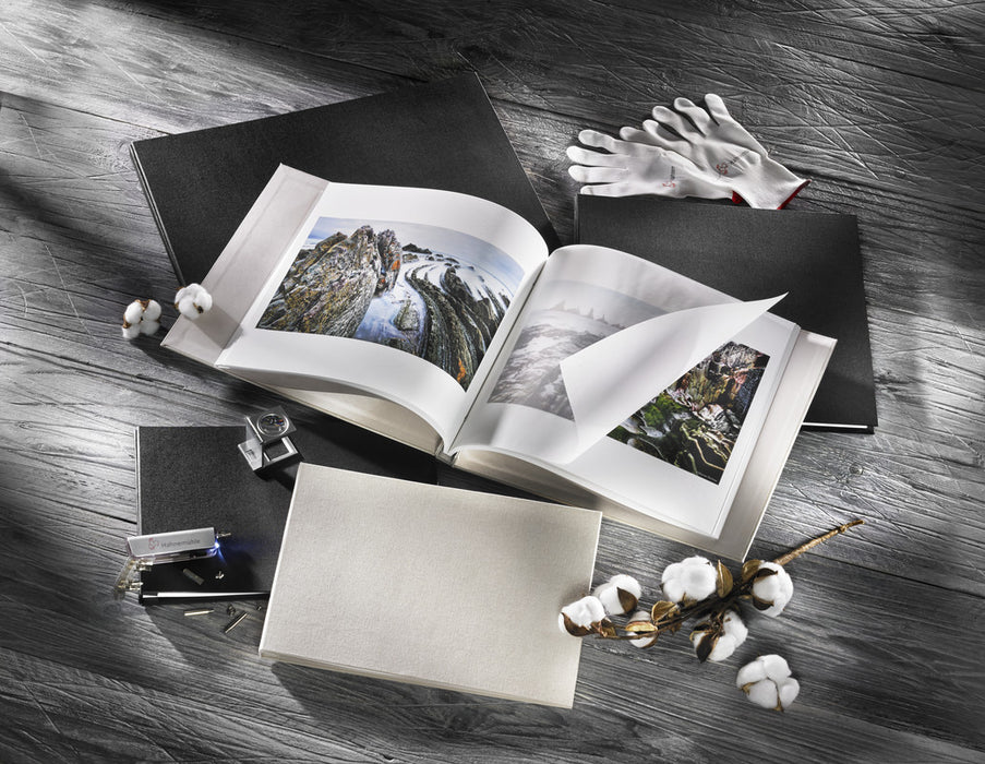 Hahnemühle InkJet Linen Album Cover - Light Sand Grey (Set)